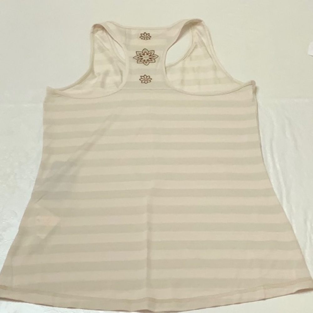 Alp-n-Rock Racerback Tank w/ Embroidery - Heathered Stone